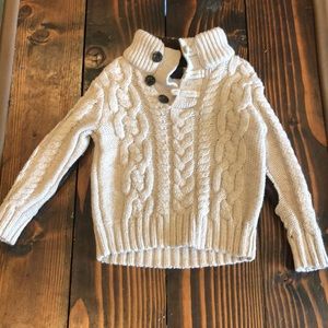 Toddler cable knit sweater
